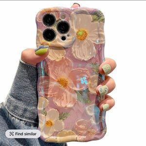 Floral Purple IPhone 15 Case